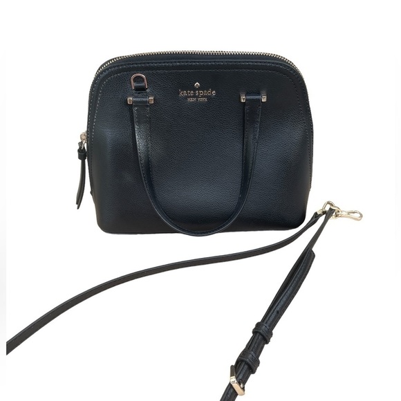 Kate Spade Patterson Drive Dome Satchel Bag Small Black - Picture 2 of 16